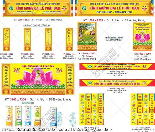 file vector phat giao phong san khau tranh co dong mung dai le phat dang viet nam